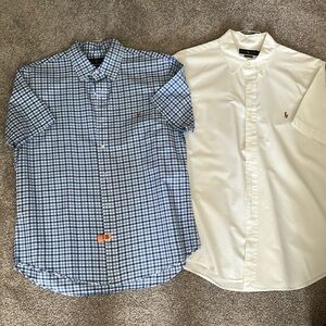 Ralph Lauren short sleeve shirts lot of 2. Size XL classic fit
